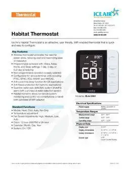 Habitat Thermostat Submittal