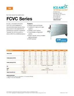 FCVC Product Sheet