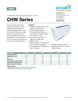 CHW Product Sheet