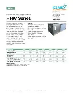 HHW Product Sheet