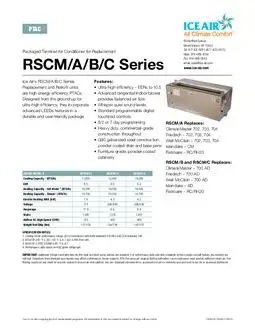 RSCM/A/B/C Product Sheet