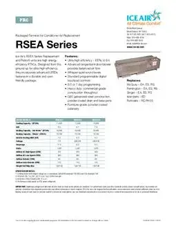 RSEA Product Sheet