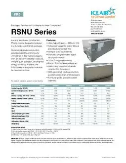 RSNU Product Sheet