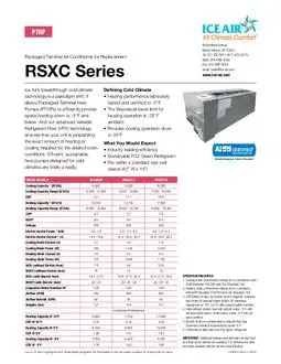 RSXC Product Sheet