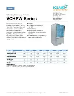 VCHPW Product Sheet