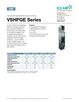 VSHPGE Product Sheet