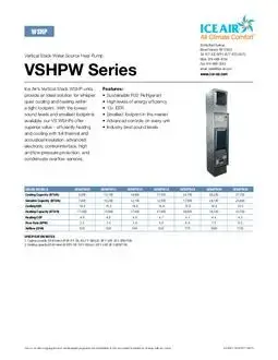 VSHPW Product Sheet